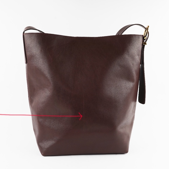 Madewell Bags New Madewell The Essential Bucket Tote In Chocolate Raisin Leather Poshmark